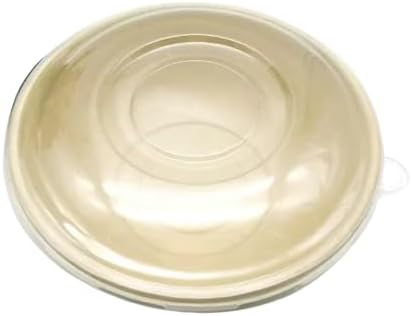 Whitedrop Strong Disposable Paper Salad Bowls with Lids – Eco‑Friendly Takeaway Containers for Fruit & Meals